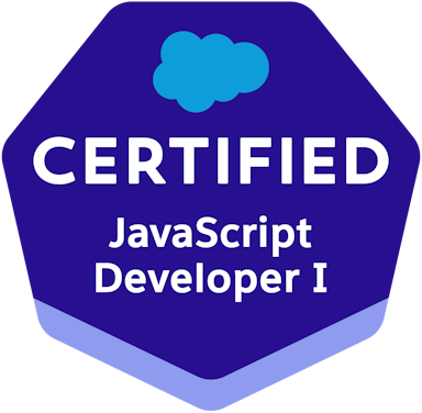 Salesforce Certified JavaScript Developer badge